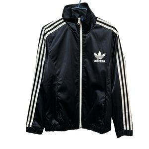 Adidas track jacket navy blue